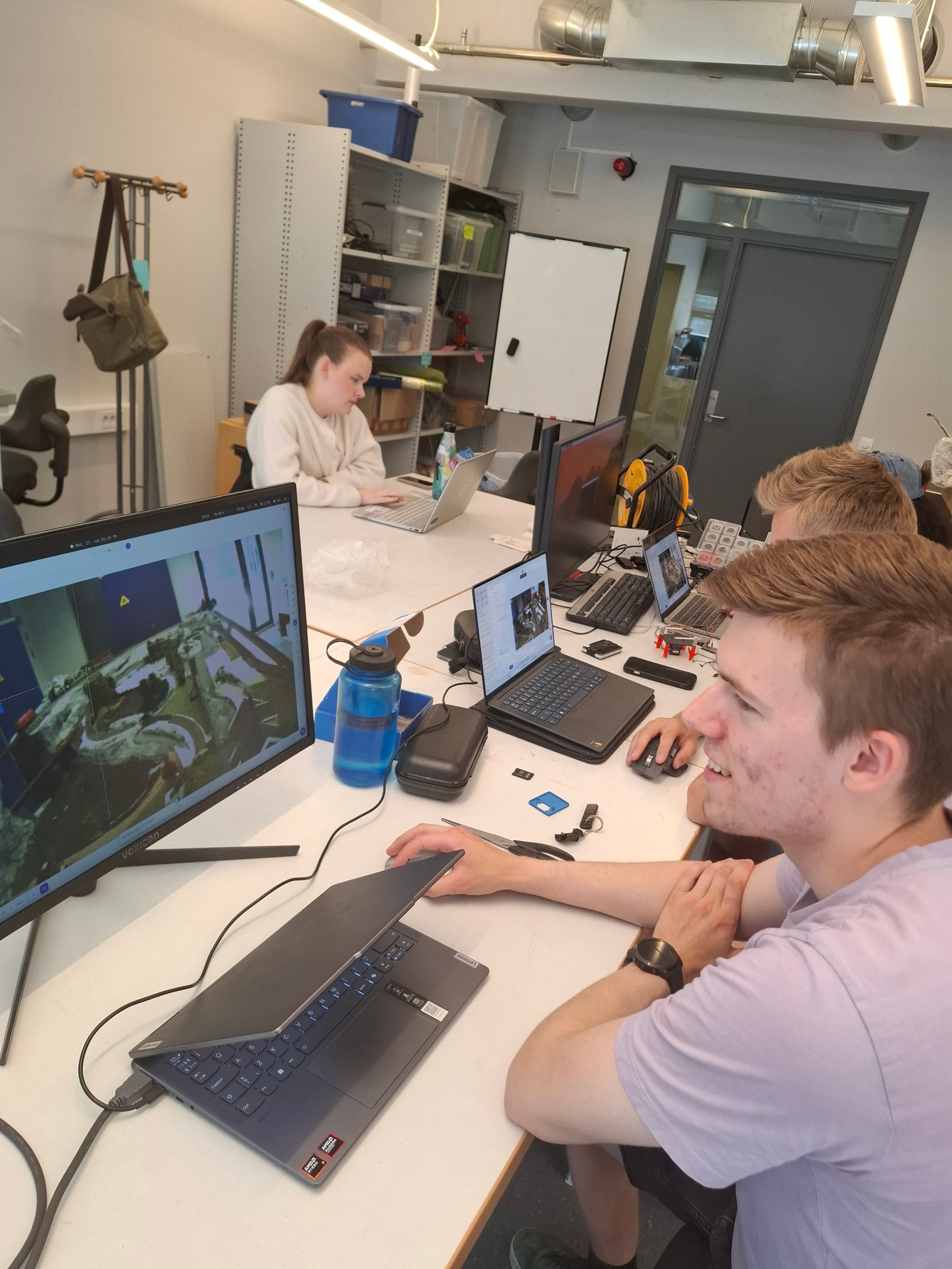 Sommerstudenter jobber